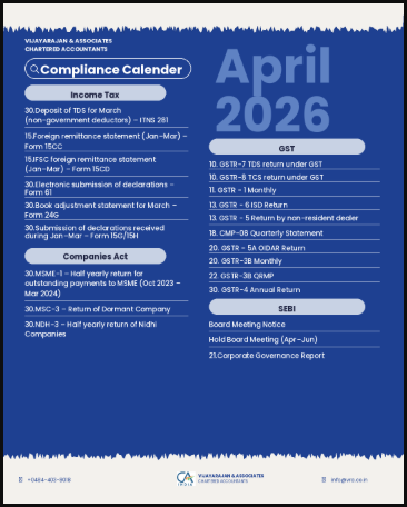 Due Date Calendar – 01-Apr-2026 - Cover Image